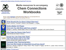 Tablet Screenshot of chemlinks.beloit.edu